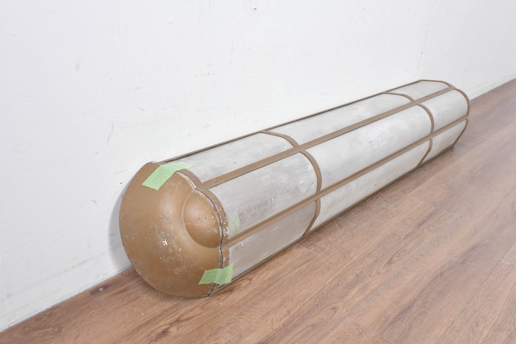 【簡易リペア限定品】　特大!!　幅1750mm　圧倒的な存在感を放つ無骨なフレームデザインの照明カバー　(R-088967)