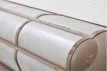 【簡易リペア限定品】　特大!!　幅1750mm　圧倒的な存在感を放つ無骨なフレームデザインの照明カバー　(R-088967)