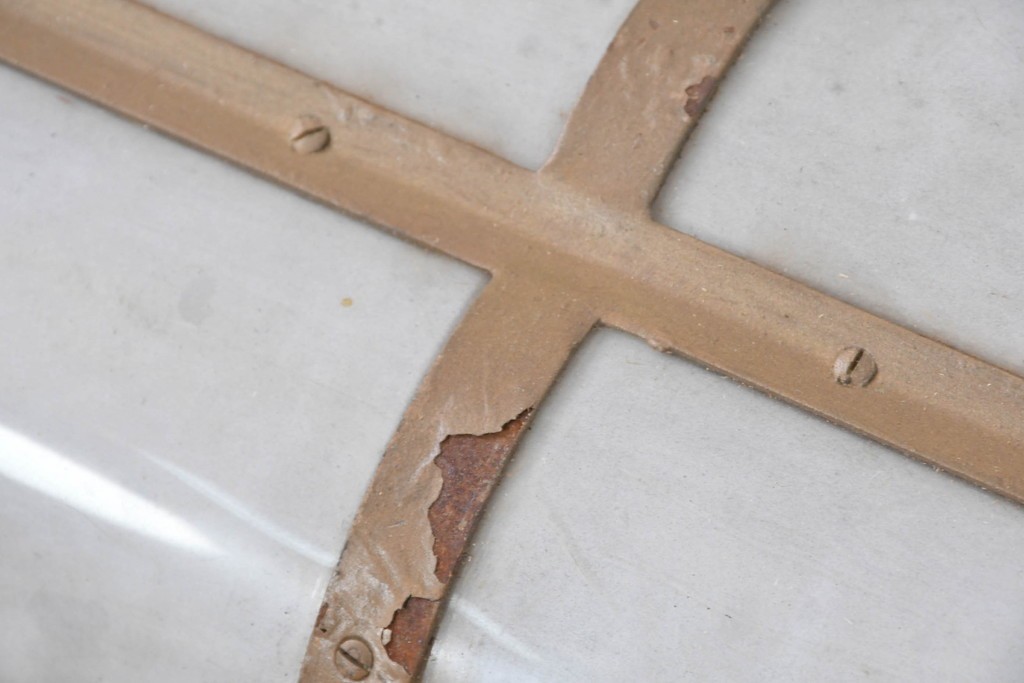 【簡易リペア限定品】　特大!!　幅1750mm　圧倒的な存在感を放つ無骨なフレームデザインの照明カバー　(R-088967)