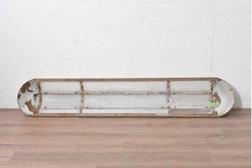 【簡易リペア限定品】　特大!!　幅1750mm　圧倒的な存在感を放つ無骨なフレームデザインの照明カバー　(R-088967)