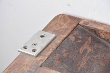 【簡易リペア限定品】　イギリスアンティーク　使い込まれた風合いが魅力的な家具工房の大きなワークベンチ　(R-088969)
