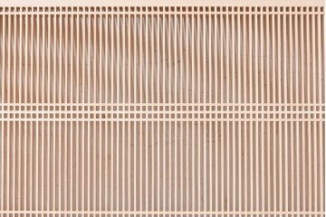 ヴィンテージ建具　昭和後期　職人技が光る細密な筬欄間2枚セット　(R-088995)