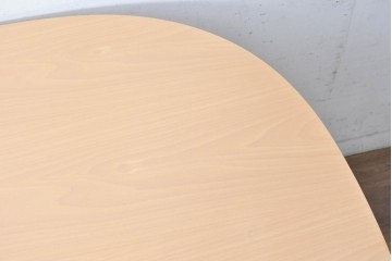 デンマークヴィンテージ　FRITZ HANSEN(フリッツハンセン)　数学的曲線でデザインされたスーパー円テーブル　現行定価約34万円　(R-088999)