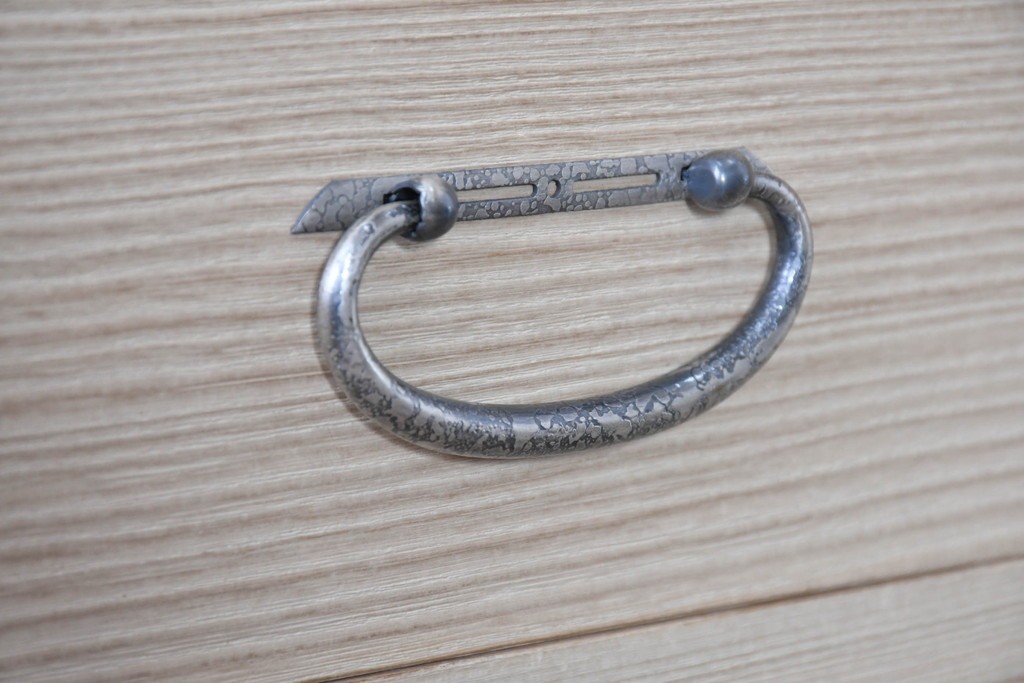 中古　美品　伝統工芸士　田澤謙介作　胴厚・四方丸の加茂総桐箪笥　(R-089002)