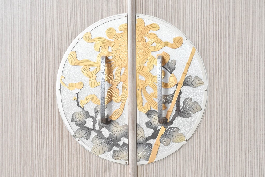 中古　美品　伝統工芸士　田澤謙介作　胴厚・四方丸の加茂総桐箪笥　(R-089002)