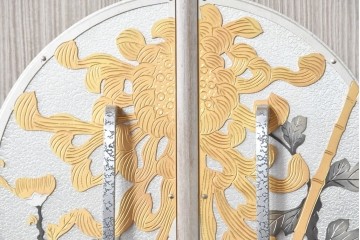中古　美品　伝統工芸士　田澤謙介作　胴厚・四方丸の加茂総桐箪笥　(R-089002)