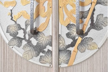 中古　美品　伝統工芸士　田澤謙介作　胴厚・四方丸の加茂総桐箪笥　(R-089002)