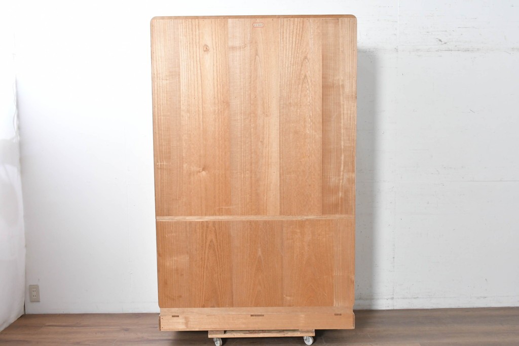 中古　美品　伝統工芸士　田澤謙介作　胴厚・四方丸の加茂総桐箪笥　(R-089002)
