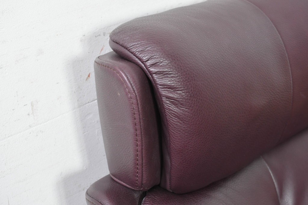 中古　美品　EKORNES(エコーネス)　Stressless Magic(ストレスレス マジック)　シグニチャー　Mサイズ　本革　オットマン付きストレスレスチェア　定価約75万円　(R-089009)