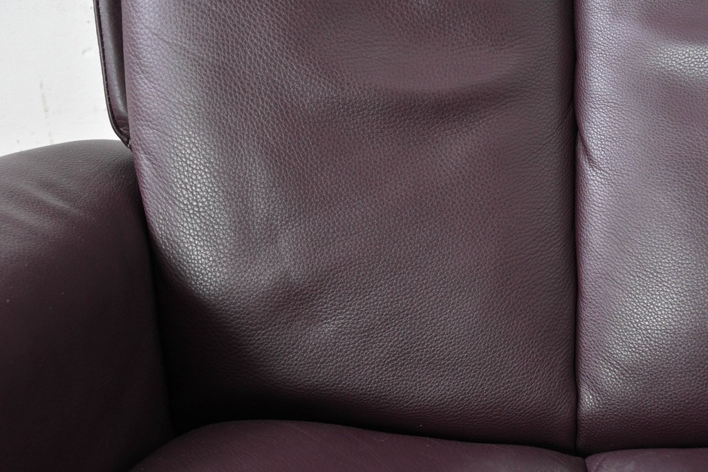 中古　美品　EKORNES(エコーネス)　Stressless Magic(ストレスレス マジック)　シグニチャー　Mサイズ　本革　オットマン付きストレスレスチェア　定価約75万円　(R-089009)
