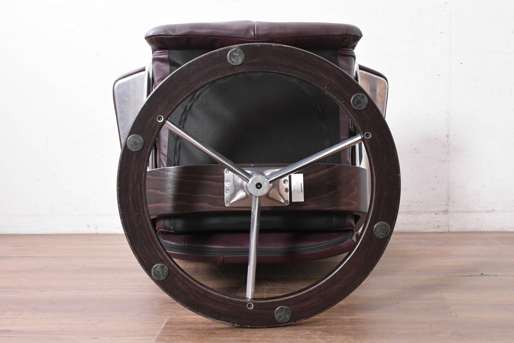 中古　美品　EKORNES(エコーネス)　Stressless Magic(ストレスレス マジック)　シグニチャー　Mサイズ　本革　オットマン付きストレスレスチェア　定価約75万円　(R-089009)