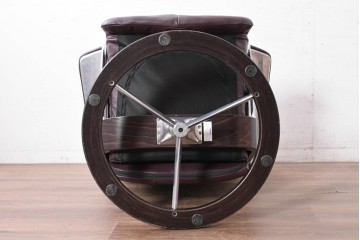 中古　美品　EKORNES(エコーネス)　Stressless Magic(ストレスレス マジック)　シグニチャー　Mサイズ　本革　オットマン付きストレスレスチェア　定価約75万円　(R-089009)