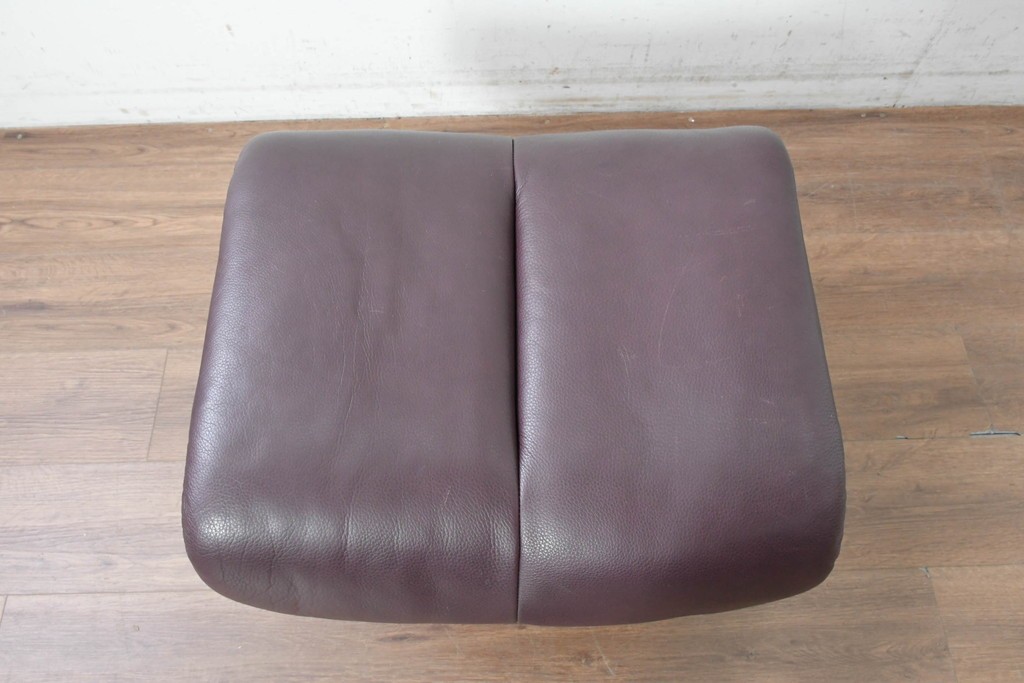 中古　美品　EKORNES(エコーネス)　Stressless Magic(ストレスレス マジック)　シグニチャー　Mサイズ　本革　オットマン付きストレスレスチェア　定価約75万円　(R-089009)