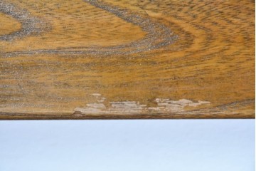 和製アンティーク　レトロ　栓材の素朴な木味が魅力のベンチ　(R-089013)