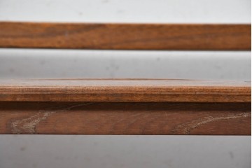 和製アンティーク　レトロ　栓材の素朴な木味が魅力のベンチ　(R-089017)