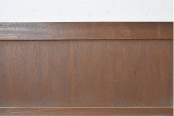 ヨーロッパヴィンテージ　特大!!　幅270cm超え　圧倒的な存在感のチャーチベンチ　(R-089021)