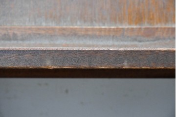 ヨーロッパヴィンテージ　特大!!　幅270cm超え　圧倒的な存在感のチャーチベンチ　(R-089022)