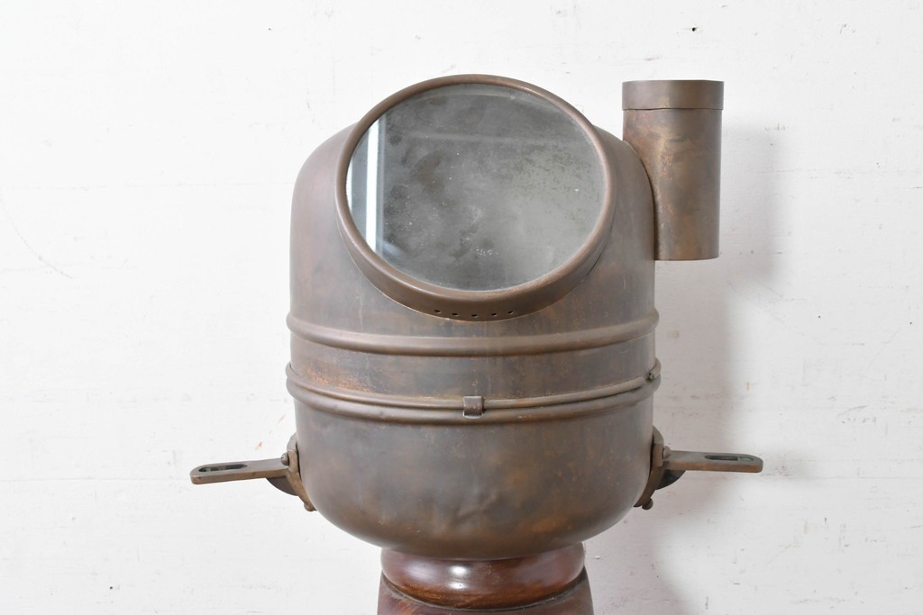 【簡易リペア限定品】　イギリスアンティーク　HENRY BROWNE & SON(ヘンリー・ブラウン&サン)社製　Sestrel(セストレル)　船舶用スタンドコンパス　※ディスプレイ用　(R-089032)