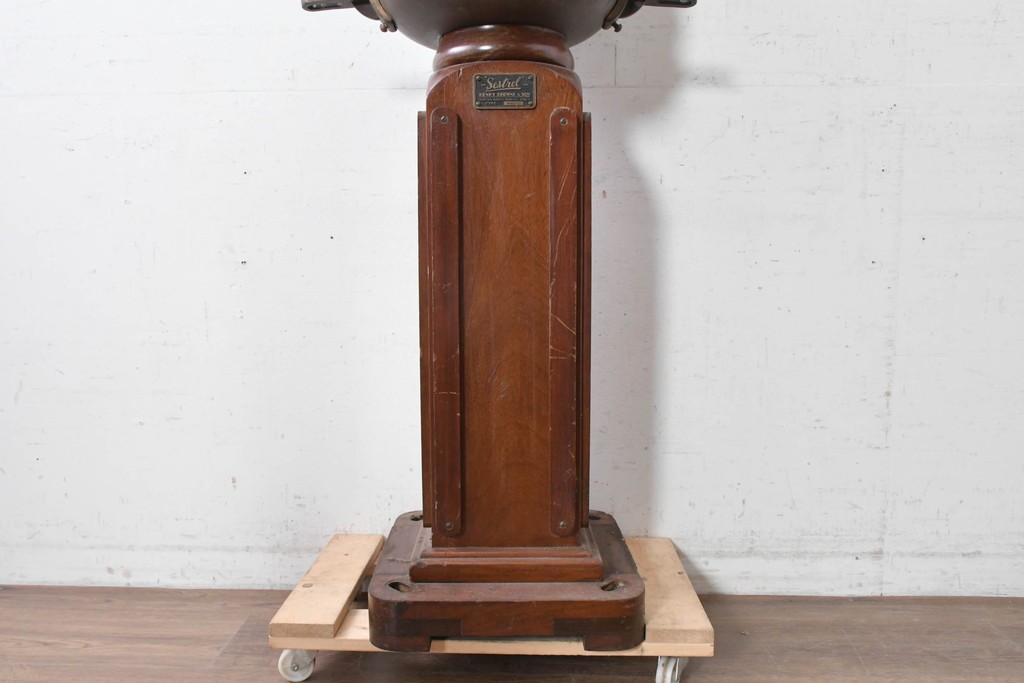 【簡易リペア限定品】　イギリスアンティーク　HENRY BROWNE & SON(ヘンリー・ブラウン&サン)社製　Sestrel(セストレル)　船舶用スタンドコンパス　※ディスプレイ用　(R-089032)