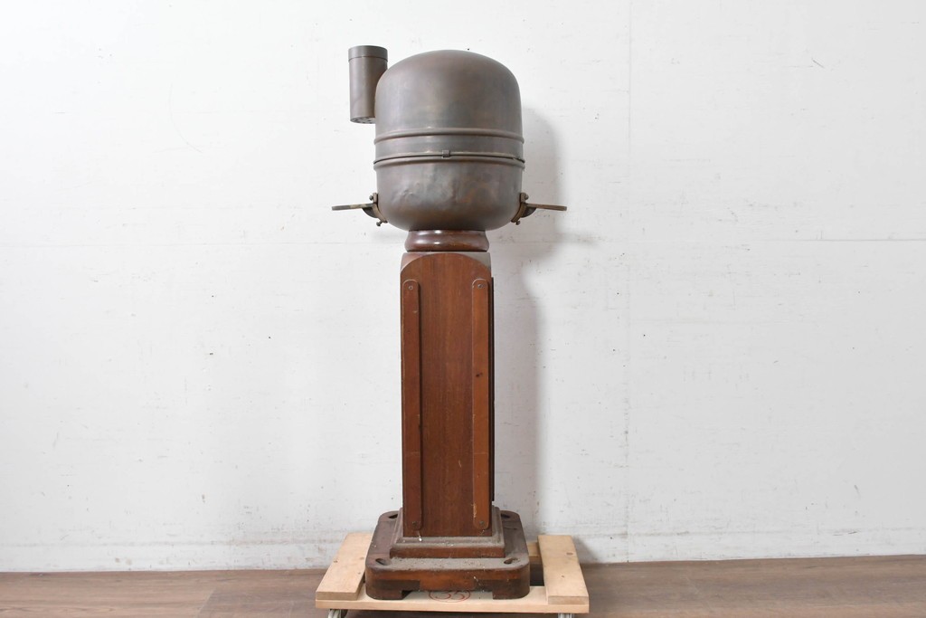 【簡易リペア限定品】　イギリスアンティーク　HENRY BROWNE & SON(ヘンリー・ブラウン&サン)社製　Sestrel(セストレル)　船舶用スタンドコンパス　※ディスプレイ用　(R-089032)