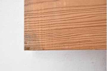 ヴィンテージ建具　昭和後期　杉材　節穴を活かした素朴な表情が味わい深い欄間2枚セット　(R-089035)