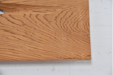 ヴィンテージ建具　昭和後期　杉材　節穴を活かした素朴な表情が味わい深い欄間2枚セット　(R-089041)