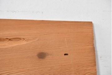 ヴィンテージ建具　昭和後期　杉材　節穴を活かした素朴な表情が味わい深い欄間2枚セット　(R-089042)