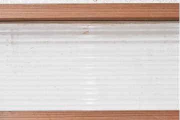 アンティーク建具　昭和初期　異なるガラスの表情が味わい深い明り取り2枚セット　(R-089047)