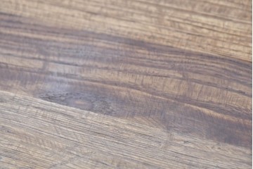 中古　美品　チーク無垢材　重厚な脚組みが印象的なダイニングテーブル　(R-089049)