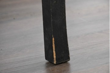 和製アンティーク　栓材　丸い天板が味わい深い丸型ちゃぶ台　(R-089055)