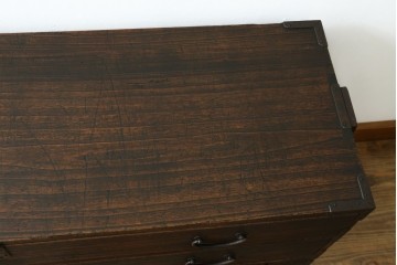 和製アンティーク　江戸期から明治期　時代箪笥らしい重厚な佇まいの刀箪笥　(R-089057)