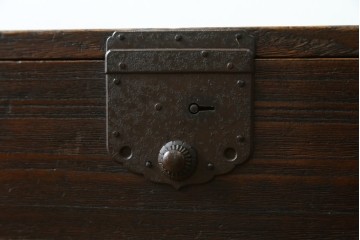 和製アンティーク　江戸期から明治期　時代箪笥らしい重厚な佇まいの刀箪笥　(R-089057)