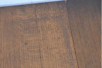 イギリスアンティーク　オーク材　ツイストレッグが上品なゲートレッグテーブル　(R-089061)