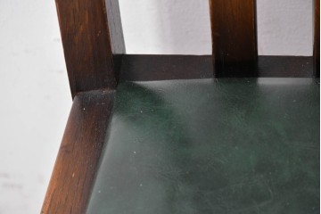 イギリスアンティーク　オーク材　バルボスレッグが目を引くダイニングチェア　(R-089062)