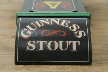 アイルランドヴィンテージ　激レア!!　希少　GUINNESS(ギネス)　著名ペインター作品　トゥーカンのイラストが可愛らしい壁掛け時計　(R-089072)