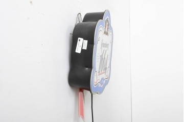 中古　イギリス　Kronenbourg(クローネンブルグ)のロゴ入り　壁掛けサイン看板　※国内仕様の電飾加工を承ります　(R-089083)