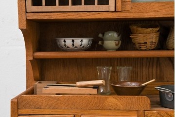 和製アンティーク　激レア珍品　三越百貨店購入品　大人が本気で作った!　精巧なおままごと用ミニチュア台所セット　(R-089092)
