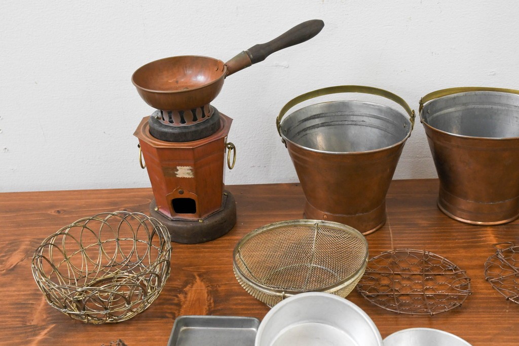 和製アンティーク　激レア珍品　三越百貨店購入品　大人が本気で作った!　精巧なおままごと用ミニチュア台所セット　(R-089092)