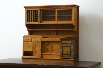 和製アンティーク　激レア珍品　三越百貨店購入品　大人が本気で作った!　精巧なおままごと用ミニチュア台所セット　(R-089092)