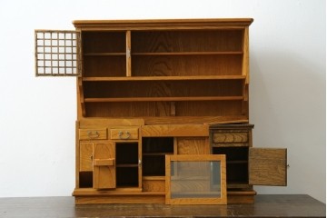 和製アンティーク　激レア珍品　三越百貨店購入品　大人が本気で作った!　精巧なおままごと用ミニチュア台所セット　(R-089092)