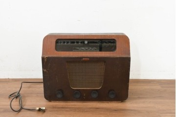 イギリスヴィンテージ　Murphy Radio(マーフィー・ラジオ)社　Type A170　真空管ラジオ　※ディスプレイ用　(R-089096)