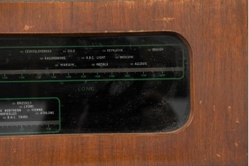 イギリスヴィンテージ　Murphy Radio(マーフィー・ラジオ)社　Type A170　真空管ラジオ　※ディスプレイ用　(R-089096)