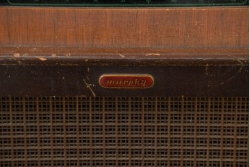 イギリスヴィンテージ　Murphy Radio(マーフィー・ラジオ)社　Type A170　真空管ラジオ　※ディスプレイ用　(R-089096)