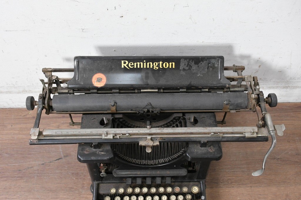 【簡易リペア限定品】　アメリカアンティーク　1900年頃　Remington Standard Typewriter No.10　重厚な佇まいが魅力のタイプライター　(R-089097)