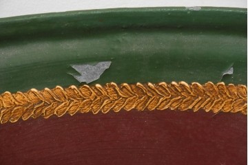 イギリスヴィンテージ　著名ペイント工房作品　「BREAD」のロゴが目を引くブリキバケツ　(R-089104)