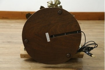 ヨーロッパヴィンテージ　1960年頃　真鍮製　生花を生けたようなフラワーデザインのテーブルライト　(R-089115)