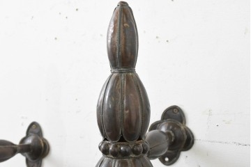《壁付け照明加工費込み》　ヴィンテージ照明　モロッコ　上下どちらでも取り付けられる!　透かし細工の壁付け照明3個セット　(R-089117)