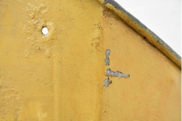 フランスヴィンテージ　1950年から1970年頃　著名工房ペイント作品　傘立てやプランターポットとしてもおすすめ!　葡萄のペイントがかわいらしいグレープホッド　(R-089121)