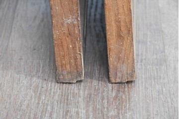 ヴィンテージ建具　昭和中期　幅狭　魚と竹の意匠が涼やかな夏戸2枚セット　(R-089159)