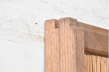 ヴィンテージ建具　昭和中期　幅狭　シンプルデザインの夏戸2枚セット　(R-089160)